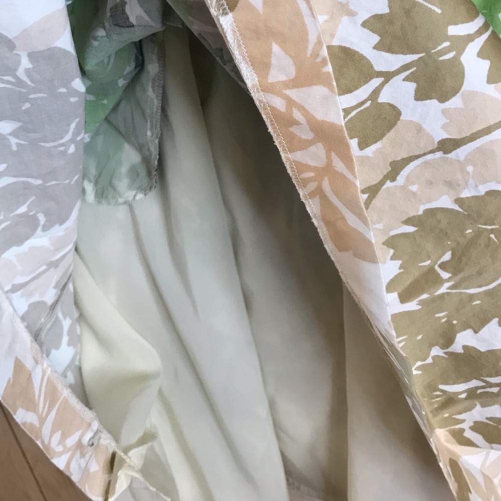 Talbots Womens Size 12 P‎ Faux Wrap sleeveless Cotton Floral Cottagecore Dress - Picture 4 of 6